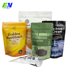 OEM चॉकलेट प्रोटीन खाद्य पैकेजिंग बैग जिपर के साथ उच्च बाधा