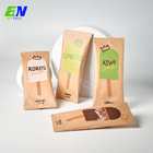 बायोडिग्रेडेबल हील सील फूड पैकेजिंग बैग चॉकलेट स्नैक एनर्जी बार रैपर पैकेजिंग: