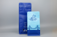 कॉफी बीन्स खाद्य पैकेजिंग के लिए साइड जिपर के साथ अनुकूलित स्टैंड पाउच वाल्व कॉफी बैग: