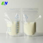 तरल दूध भरने के लिए सामान्य ज़िप के साथ प्लास्टिक उच्च तापमान प्रतिरोधी स्तन दूध बैग