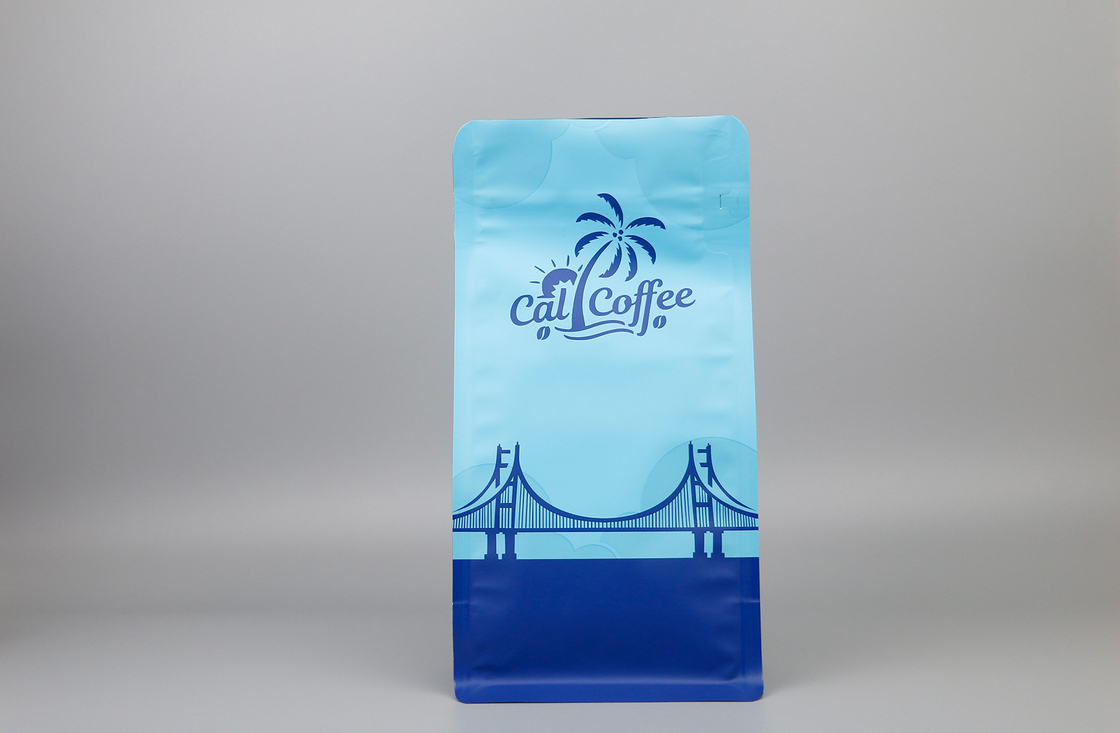 खाद्य श्रेणी एल्युमिनियम फॉयल कस्टम पाउच पैकेजिंग साइड गसेट ड्राइड फूड पाउडर स्पाइस कॉफी बैग