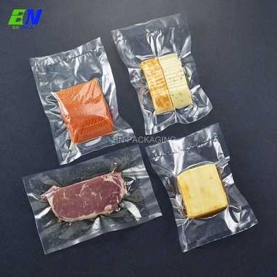 नायलॉन पारदर्शी प्लास्टिक खाद्य बैग वैक्यूम सील निकालने योग्य खाद्य बैग